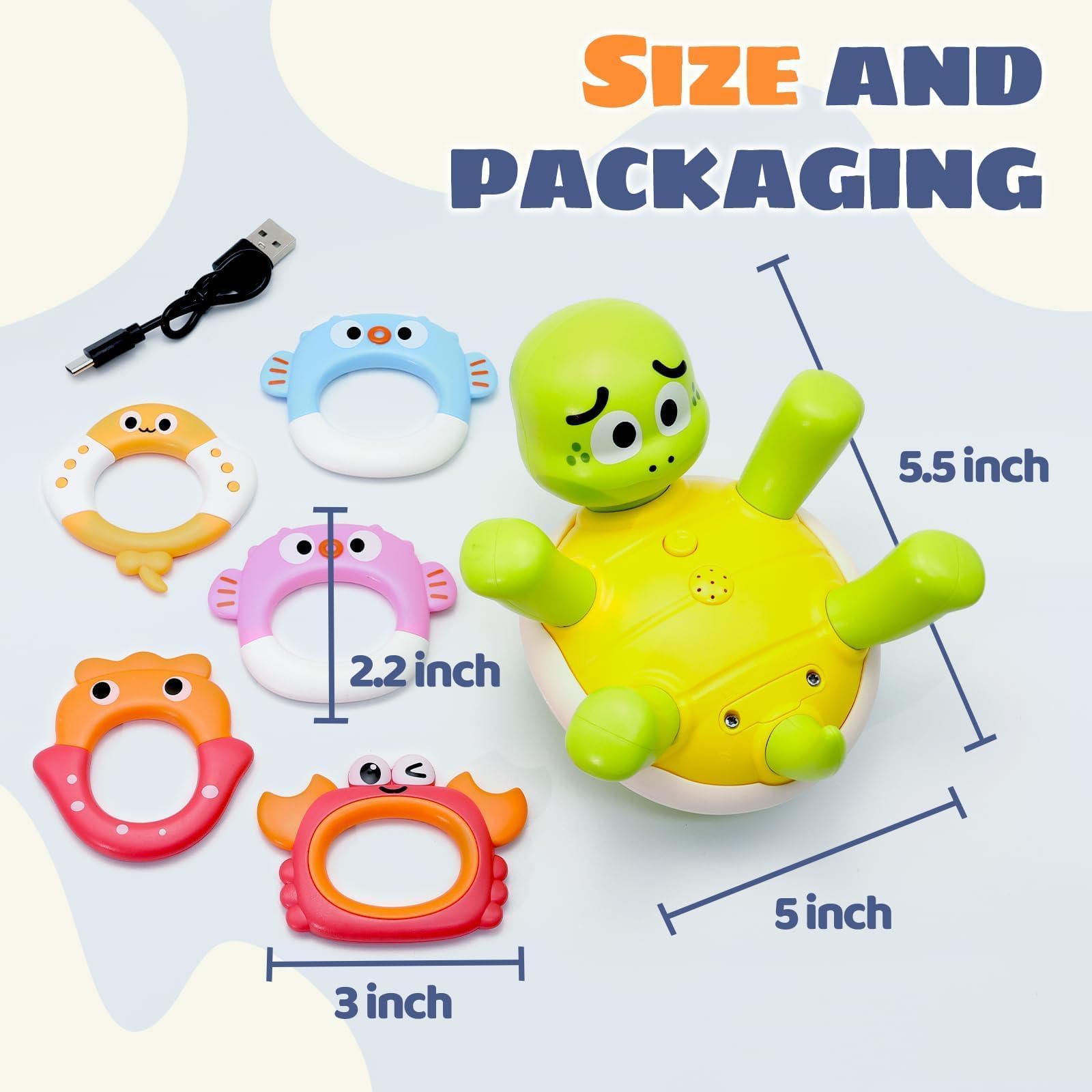 Sizobi Baby Bath Toys,Pool Water Bath Toy for Kids Ages 1-3,Water Table Toy
