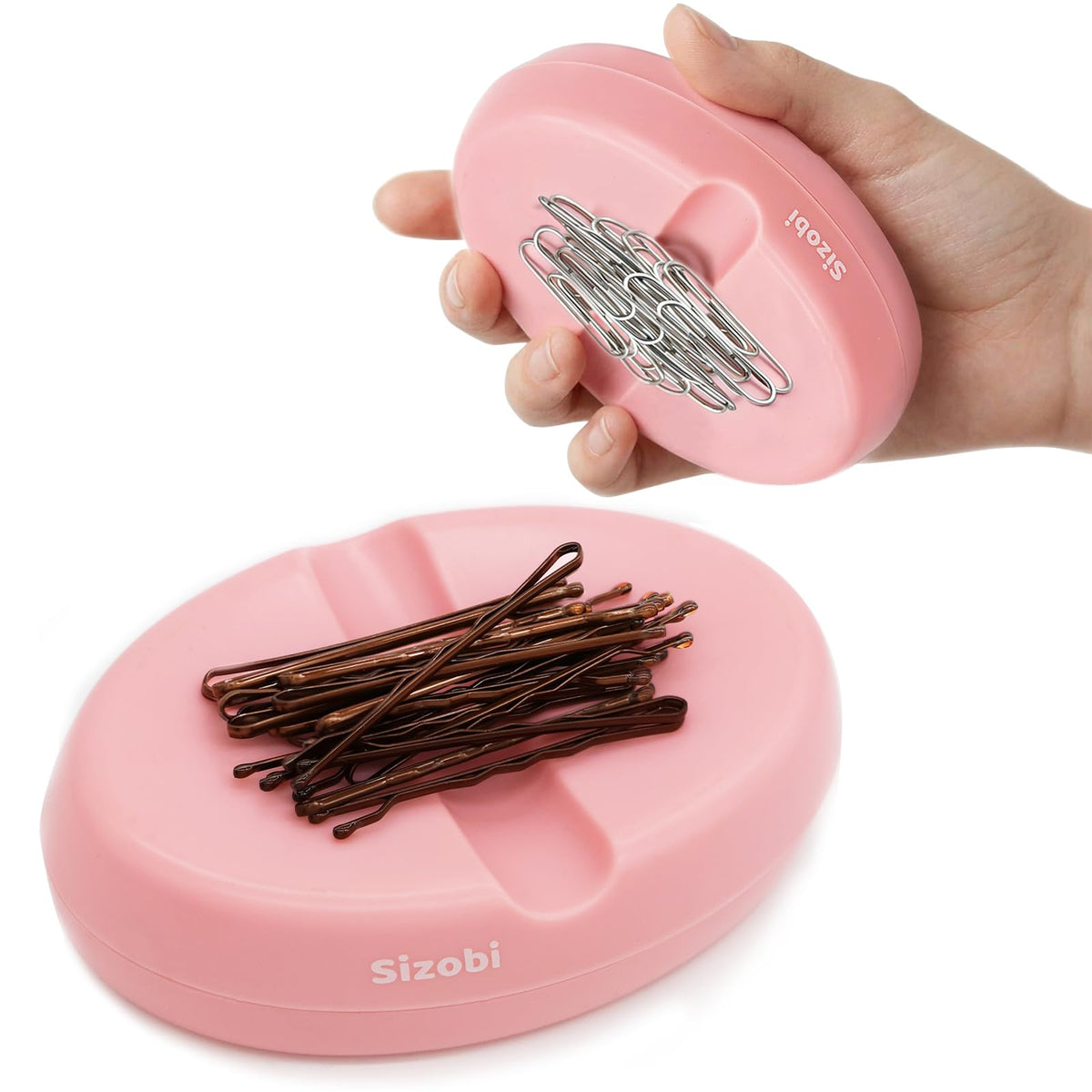 Sizobi Magnetic Bobby Pin Holder,Magnetic Pin Cushions for Sewing