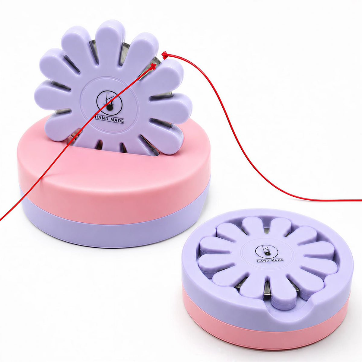 Sizobi Purple Magnetic Pin Holder with Thread Cutter, Blade Saver