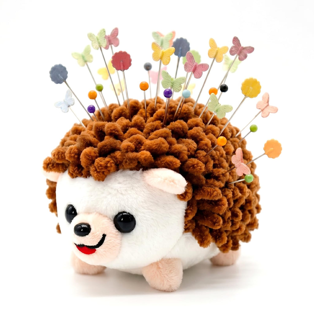 Sizobi Plush Hedgehog Pin Cushion for Sewing - Soft Sewing Needle Holder