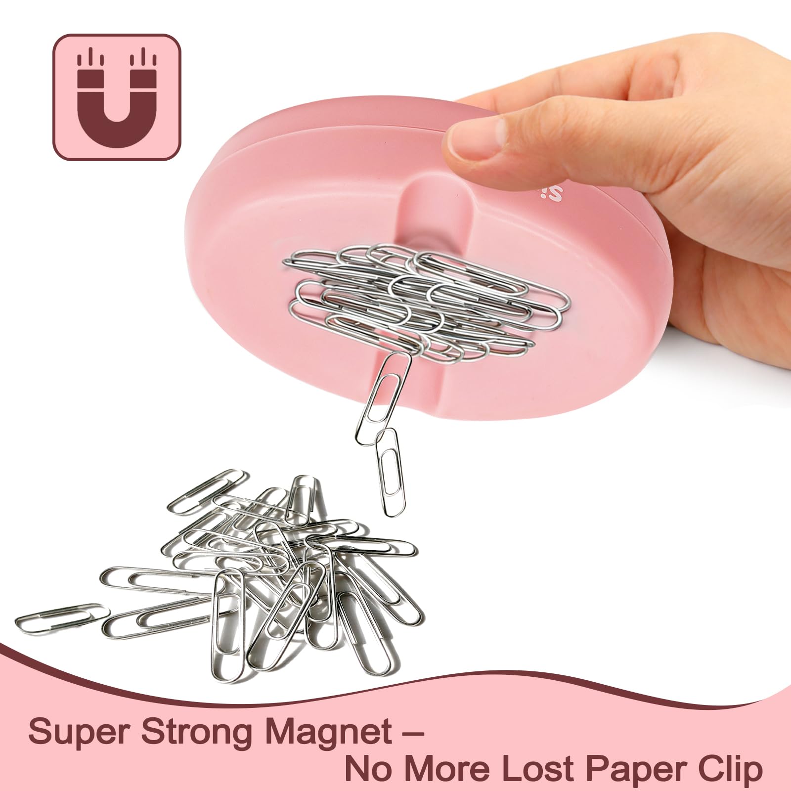 Sizobi Magnetic Bobby Pin Holder,Magnetic Pin Cushions for Sewing