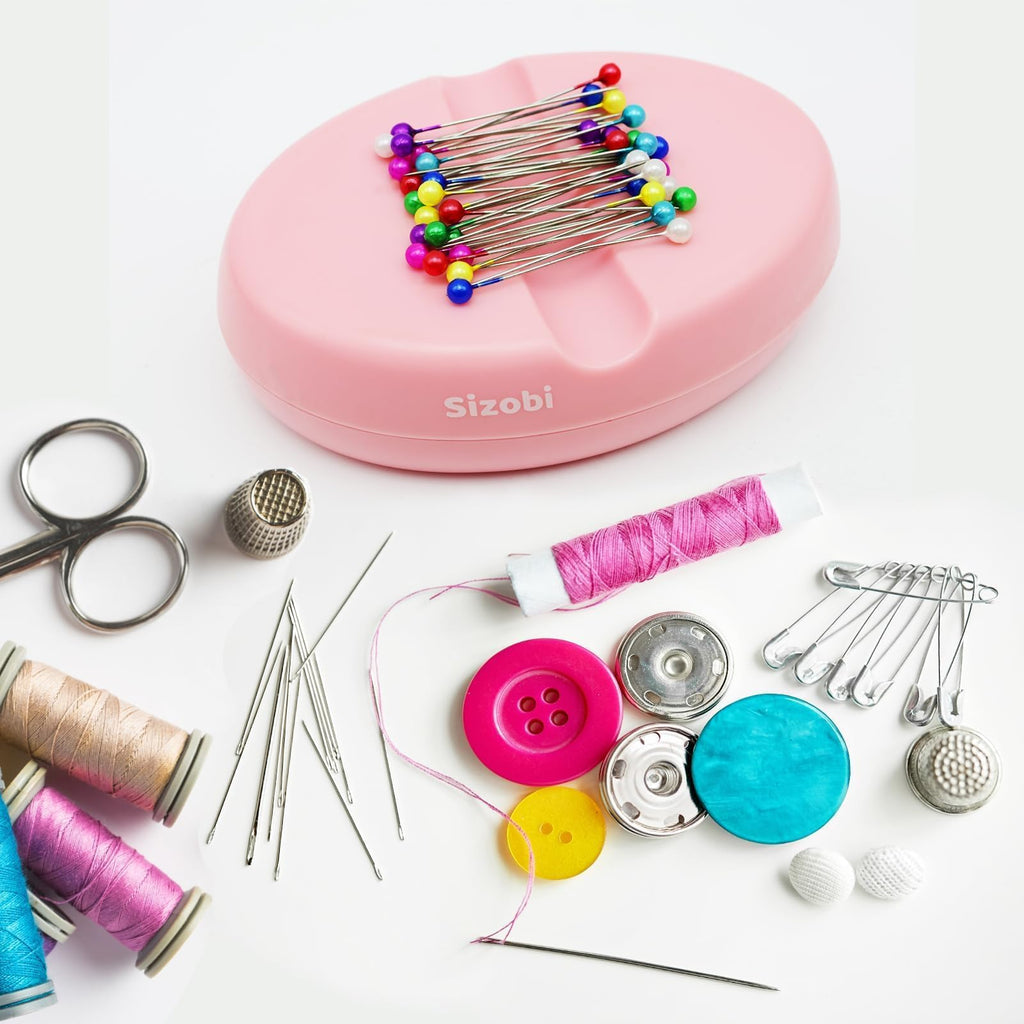 Sizobi Magnetic Bobby Pin Holder,Magnetic Pin Cushions for Sewing