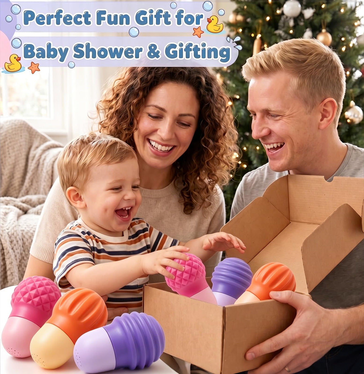 Sizobi Baby Bath Toys, Pool Water Toys Toddler Bath Toys for Kids Ages 1-3
