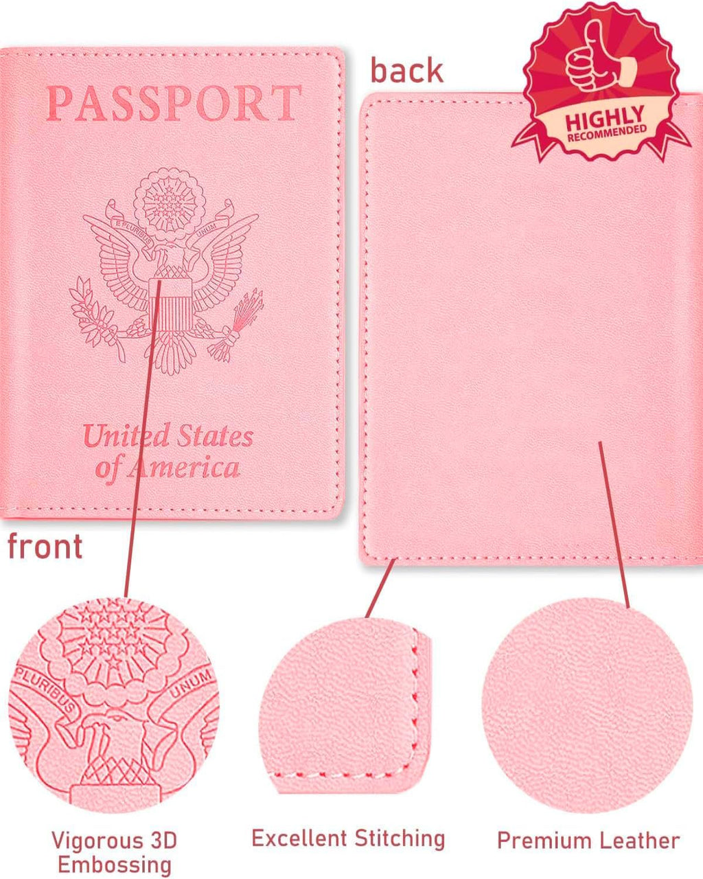 Sizobi Leather Passport Holder Covers, Passport Holder for Travel Women