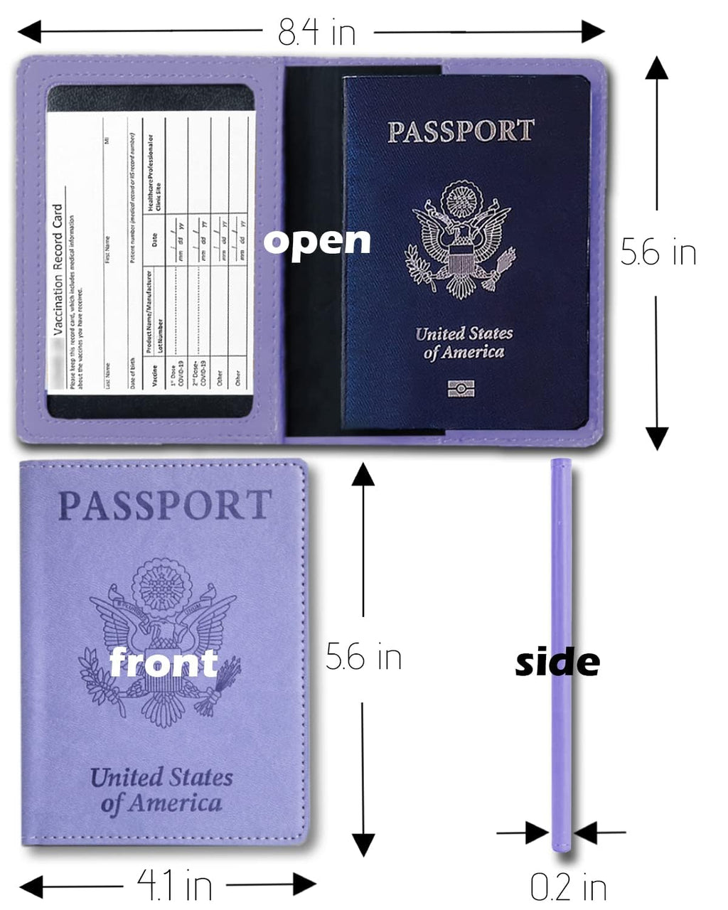 Sizobi Passport Holder for Travel Women, RFID Blocking Passport Covers Case