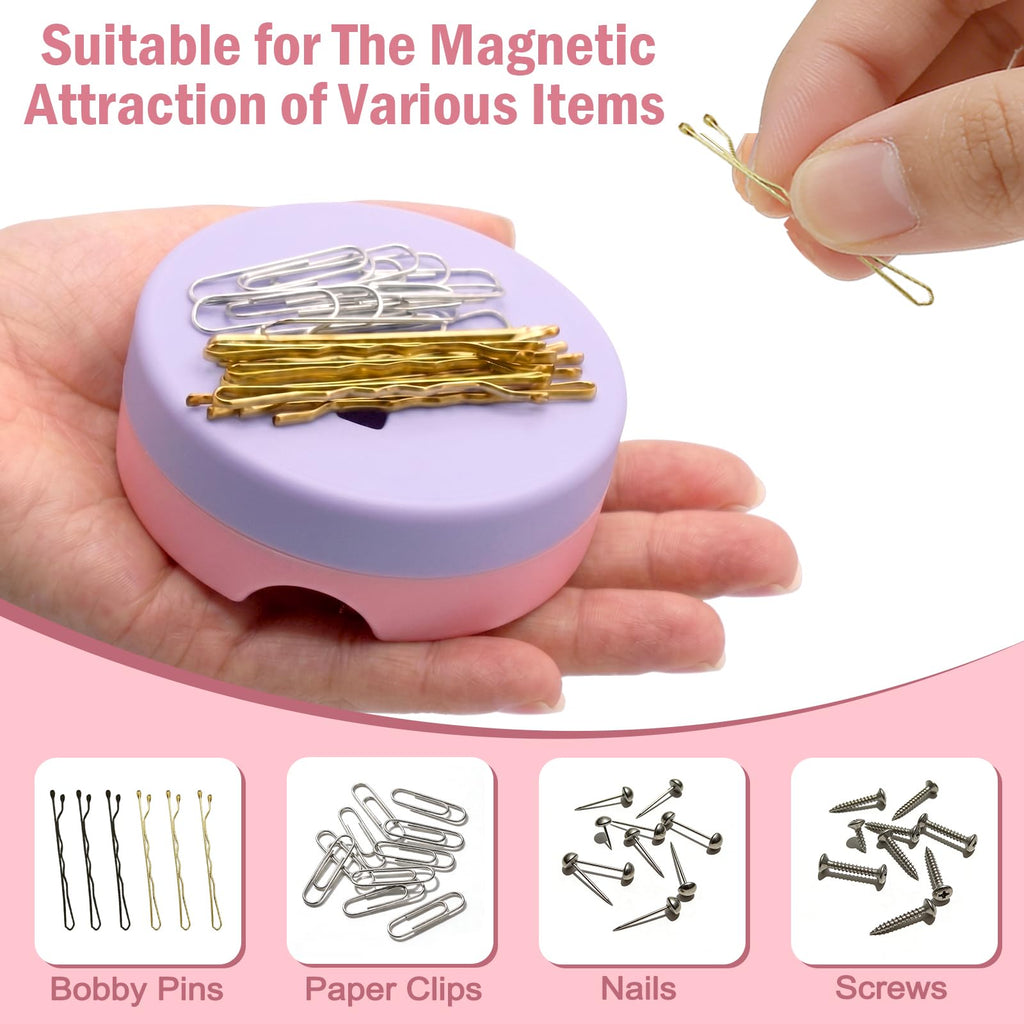 Sizobi Pink Magnetic Pin Holder with Thread Cutter, Blade Saver