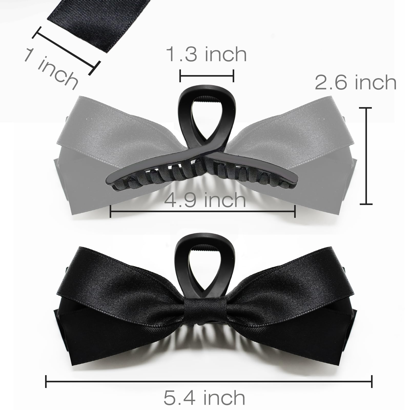 Sizobi Bow Claw Clips, Bow Hair Clips Hair Bows, Hair Accessories for Women
