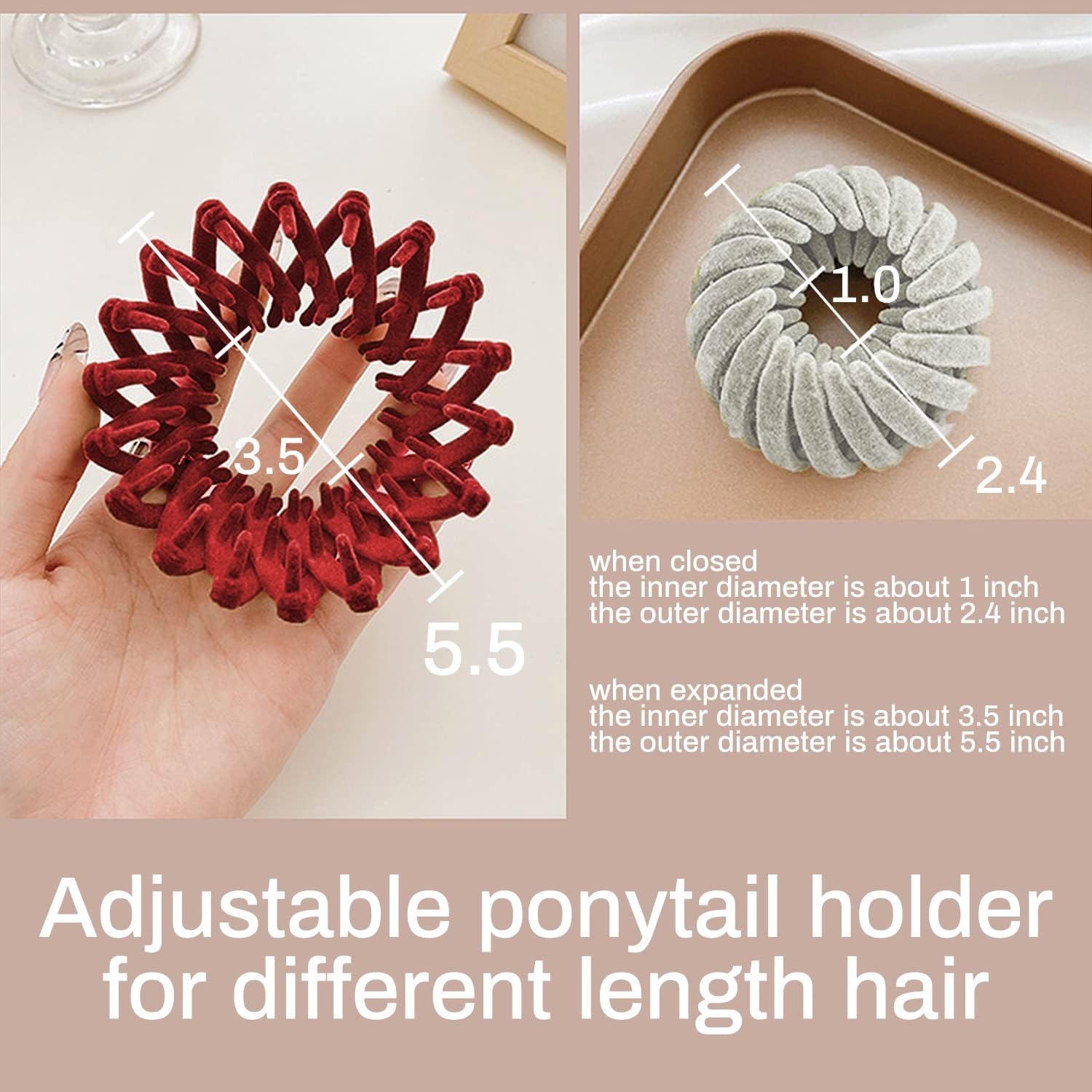 Sizobi Bird Nest Magic Hair Clip, Hair Accessories for Women，Hair Ties