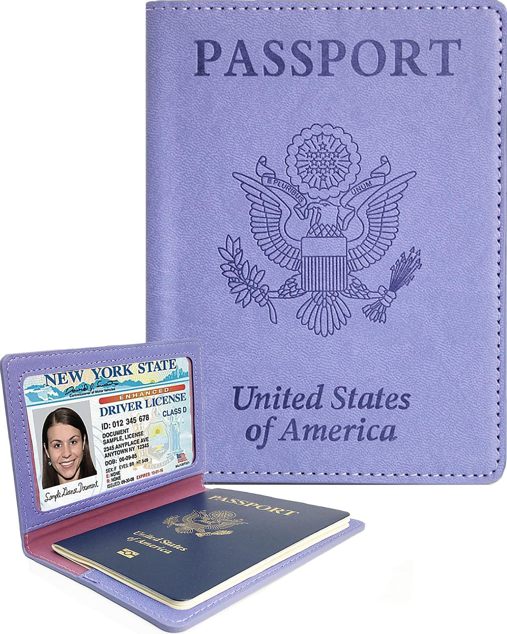 Sizobi Passport Holder for Travel Women, RFID Blocking Passport Covers Case