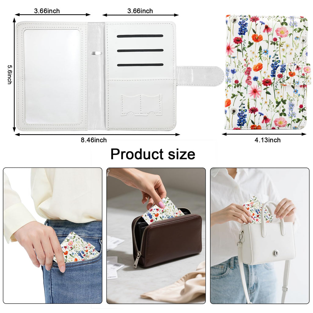 Passport Holder for Travel, RFID Passport Cover Wallet for Women Men, Leather Passport Book Card Holder Case for International Travel Must Haves Accessories, Cruise Ship Essentials Gifts