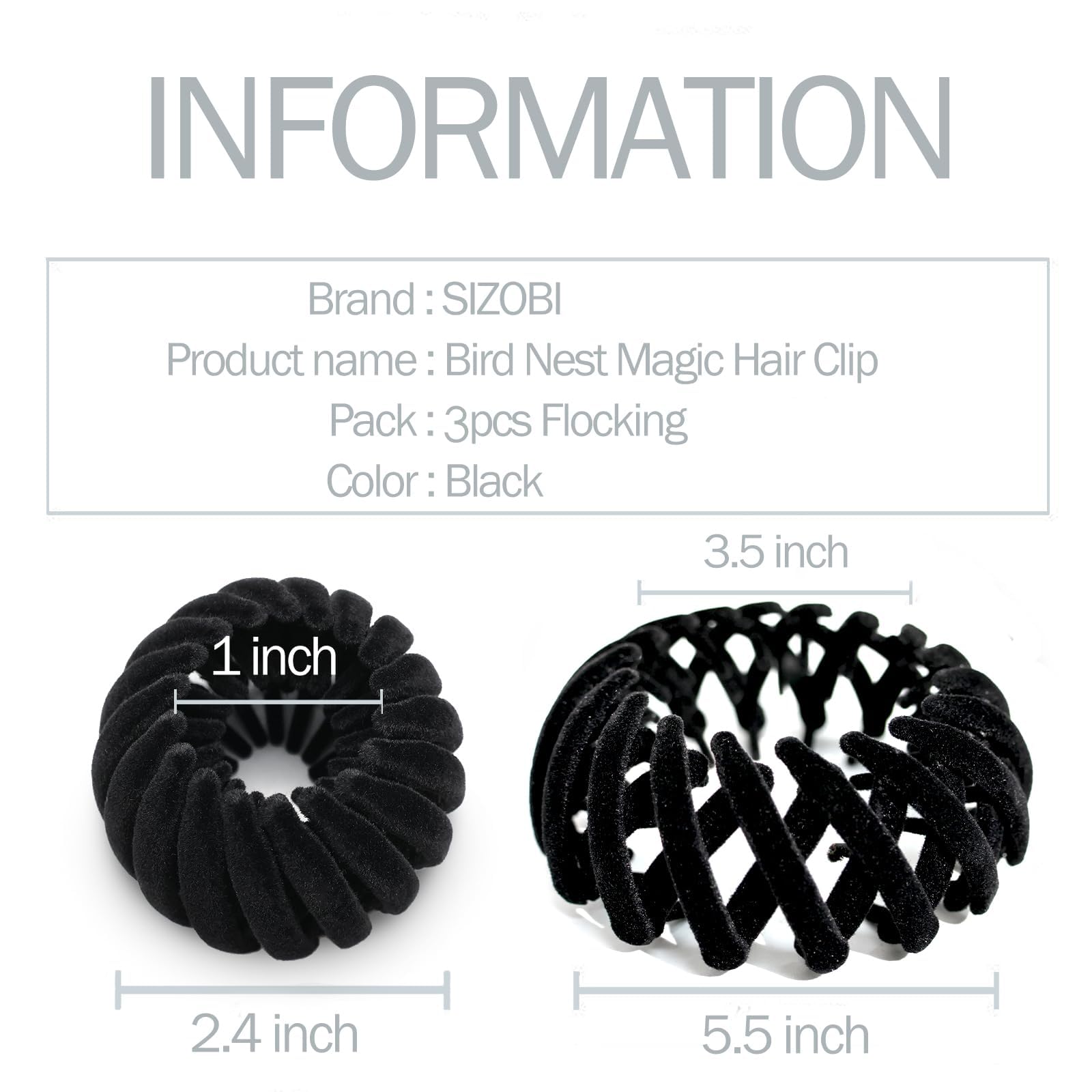 Bird Nest Magic Hair Clip, Hair Accessories for Women，Hair Ties