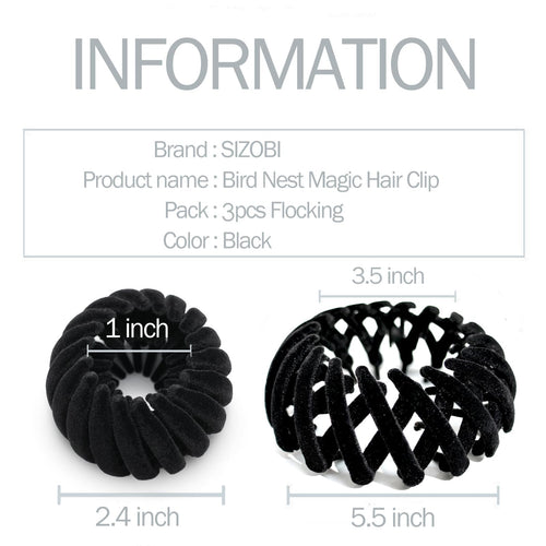 Bird Nest Magic Hair Clip, Hair Accessories for Women，Hair Ties