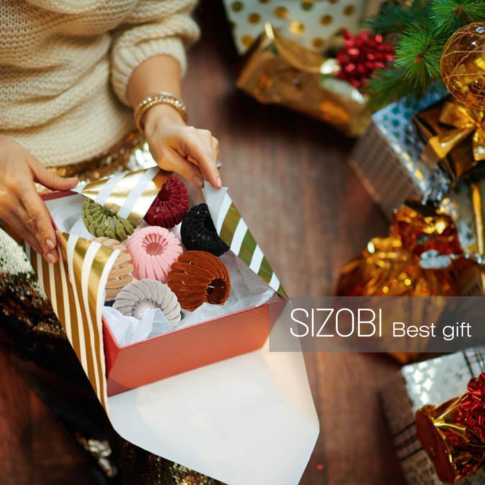 Sizobi Bird Nest Magic Hair Clip, Hair Accessories for Women, Hair Clips For Women Hair Ties, Hair Bun Maker Ponytail Holder Scrunchies 7PCS