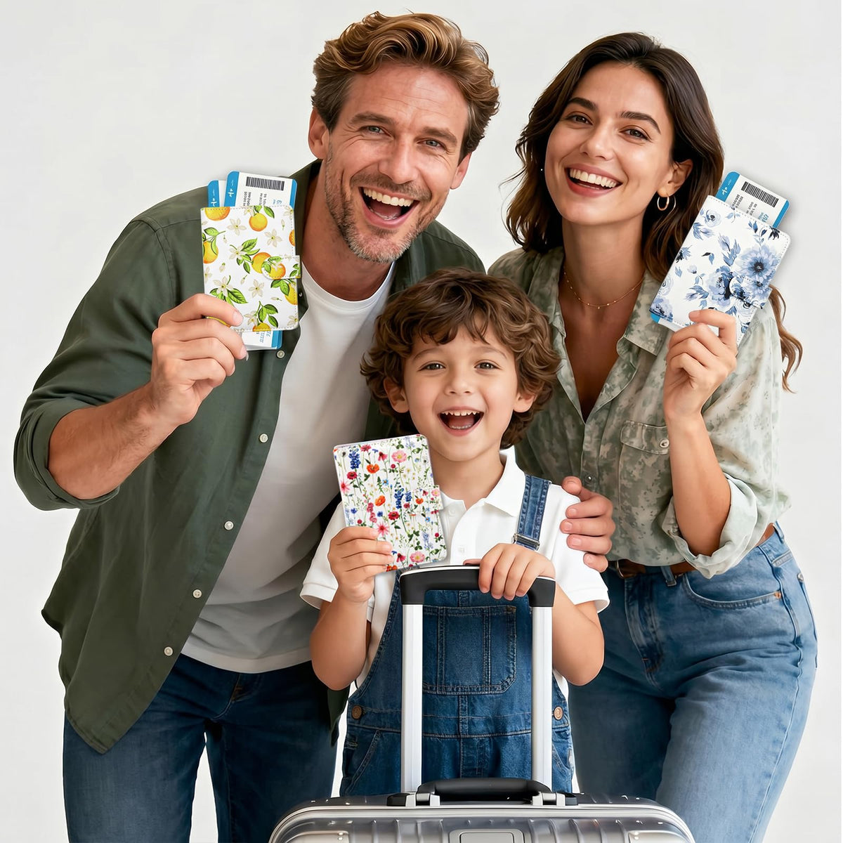 Passport Holder for Travel, RFID Passport Cover Wallet for Women Men, Leather Passport Book Card Holder Case for International Travel Must Haves Accessories, Cruise Ship Essentials Gifts