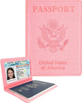 Sizobi Leather Passport Holder Covers, Passport Holder for Travel Women