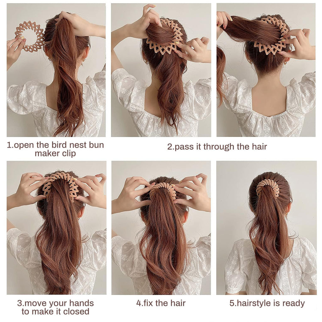 Sizobi Bird Nest Magic Hair Clip, Hair Accessories for Women，Hair Ties