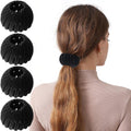 Bird Nest Magic Hair Clip, Hair Bun Maker，4 pcs Black