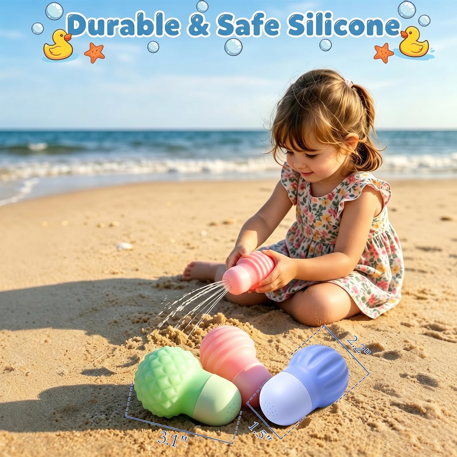 Sizobi Baby Bath Toys, Pool Water Toys Toddler Bath Toys for Kids Ages 1-3