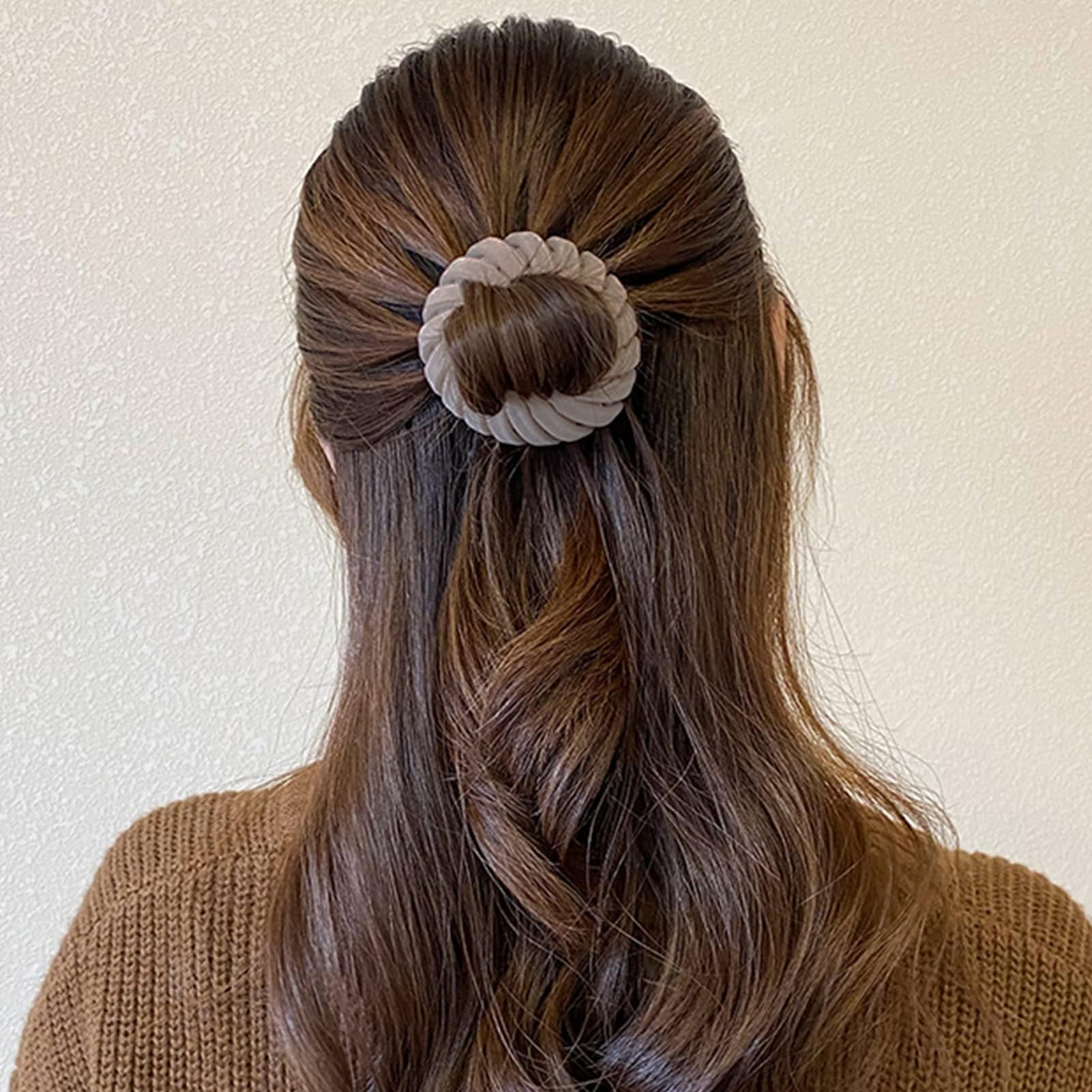 4pcs Ponytail Holder, Bird Nest Magic Hair Clip, Hair Accessories for Women